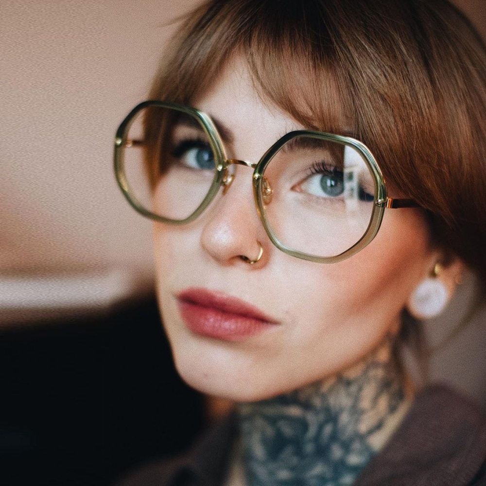 TIJN Tica Style Glasses in Palace Green